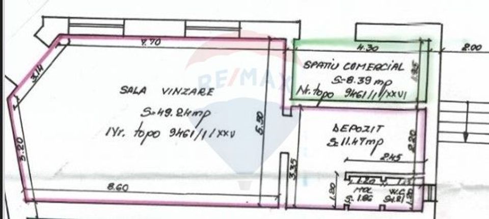Spațiu comercial de vanzare