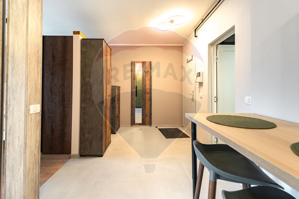 Studio de închiriat | 41,5 mp utili | Mobilat lux