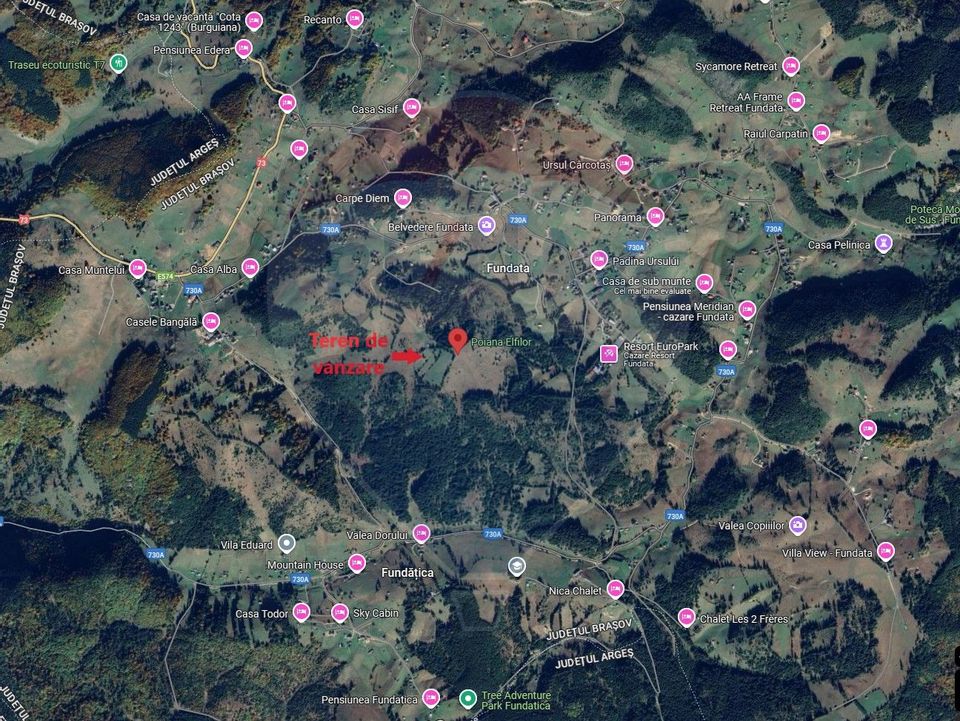 O fereastră către cer – teren de vis în Fundata, la poalele Bucegilor