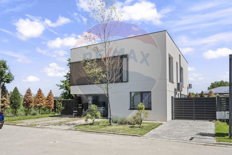 Vila individuala 4 camere 202 mp utili, Corbeanca, ansamblu cu piscina