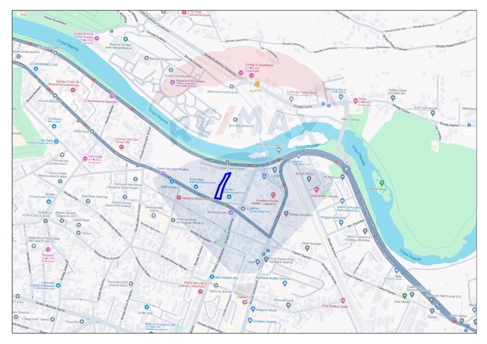 Land 1,480sqm Oradea / Calea Clujului