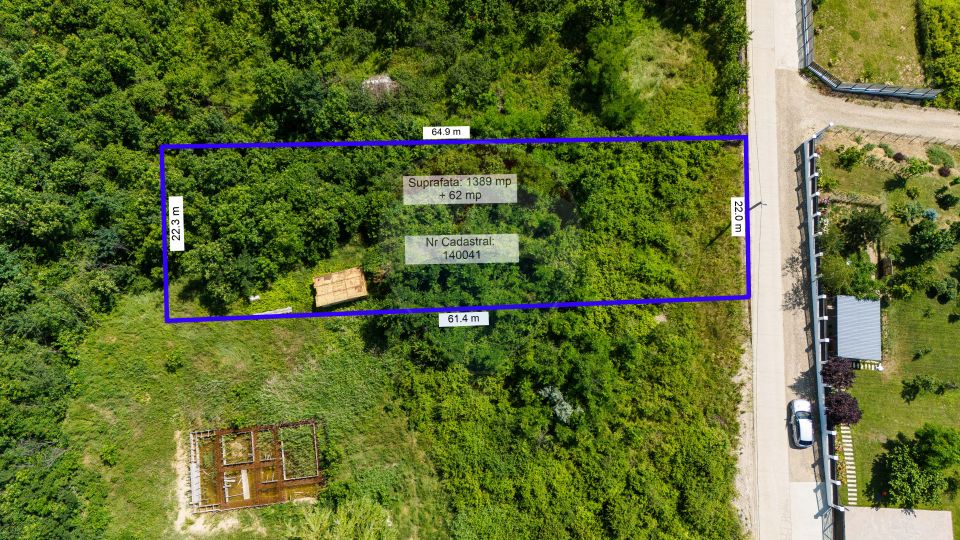 Teren de Vânzare 1450mp la Asfalt - Zona Plopii Fără Soț, Bucium-Iași