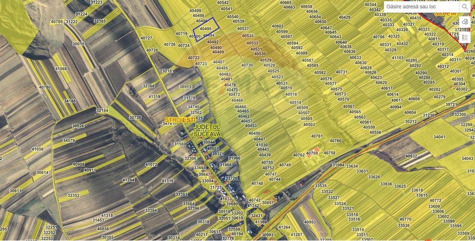 Teren extravilan 10152mp Stroiesti / Soseaua DN17, Suceava