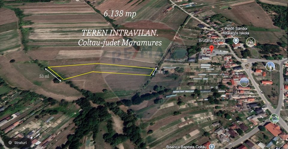 Land 6,138sqm Coltau / Strada Gater utca
