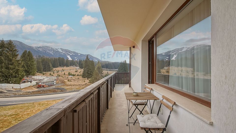 STUDIO MOBILAT SI UTILAT CU TERASĂ 17 MP | GRAND CHALET POIANA BRASOV
