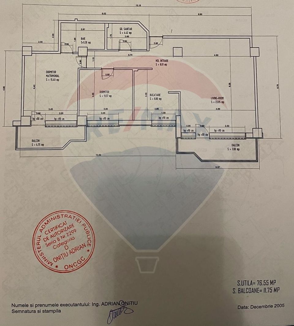 Vanzare | apartament | 3 camere | 88mp | Străulești | parcare | metrou