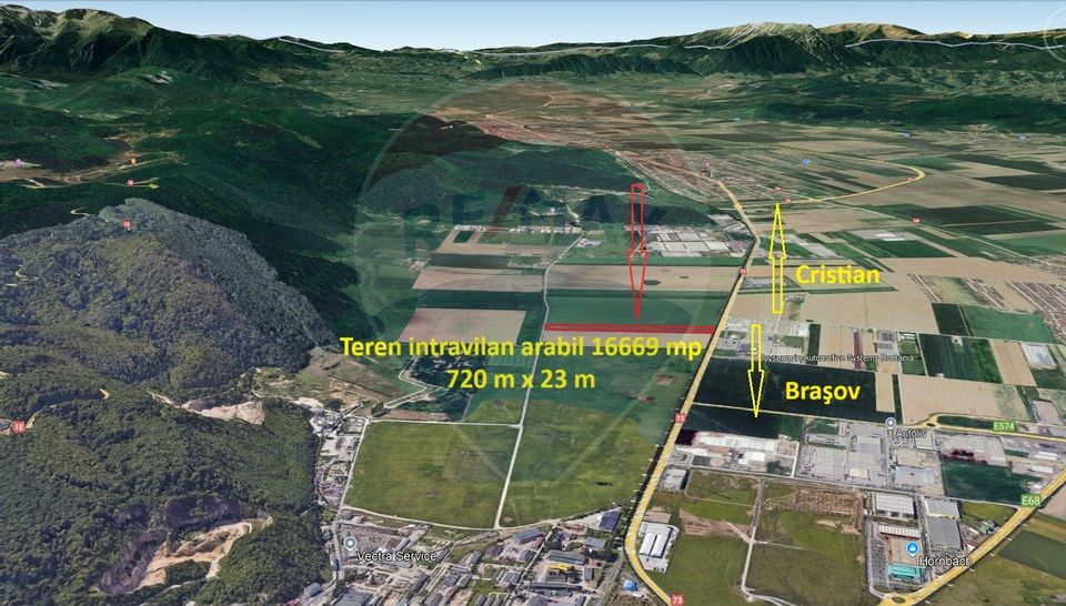 Land 16,669sqm Brasov / Strada Cucului