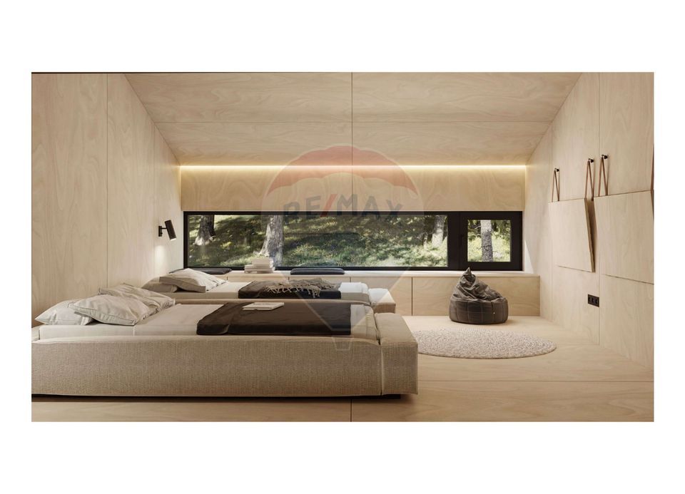 Doua case la munte, cu vedere superba, localizate in Poiana Marului