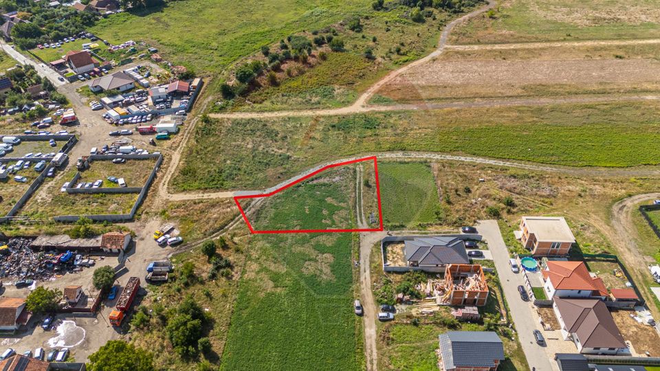 Teren 1237 mp cu PUZ aprobat de vanzare Bujac,Arad