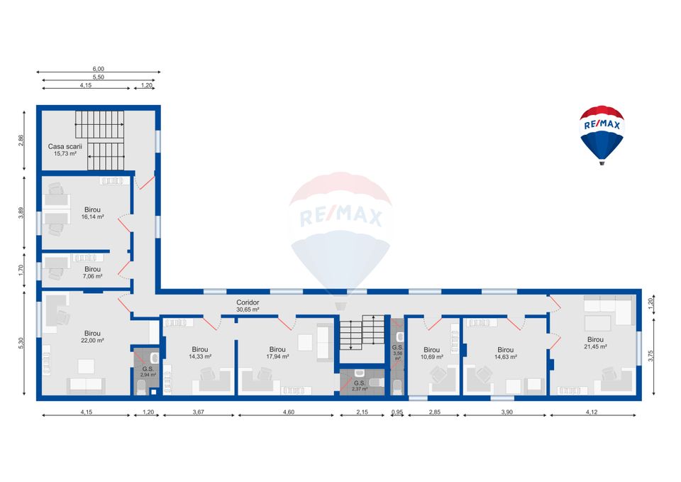 Clădire multifuncțională+ spațiu comercial, teren 946 mp Ultracentral