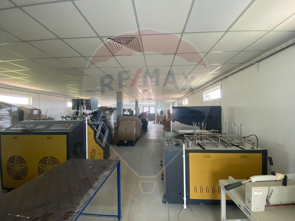 Teren cu hală, Bucsani, Crevedia / DN 61 (A1, A0) 40 Km de București