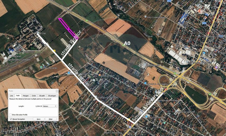 Land 7,210sqm Bragadiru / Strada Parfumului