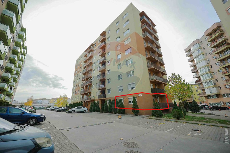 Apartament 2 camere, loc parcare în fața geamului, Prima Nufărul A5