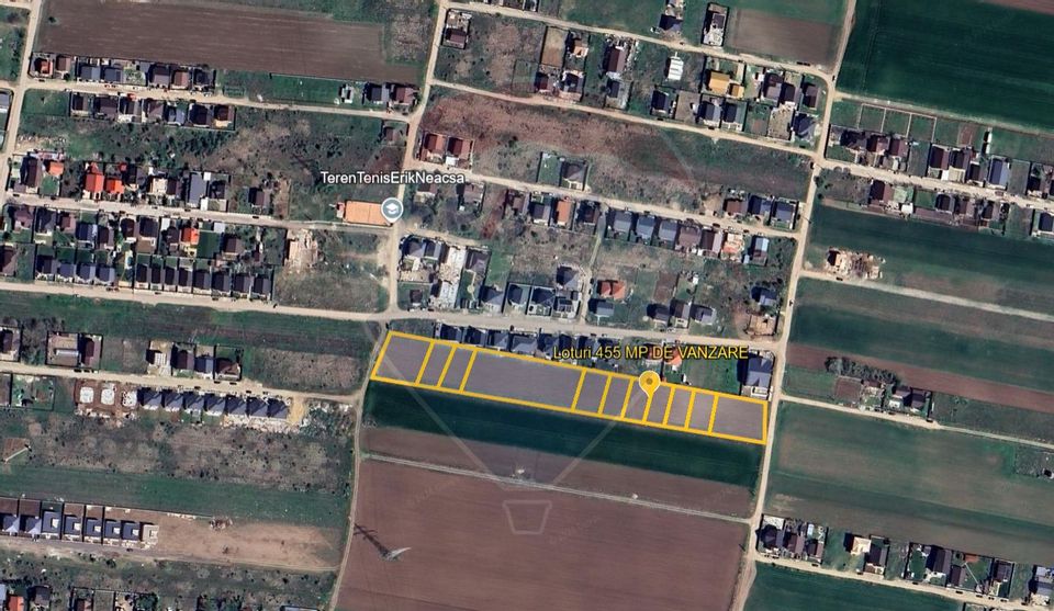 For sale plots of land within Berceni / Calugareni street 455 sqm