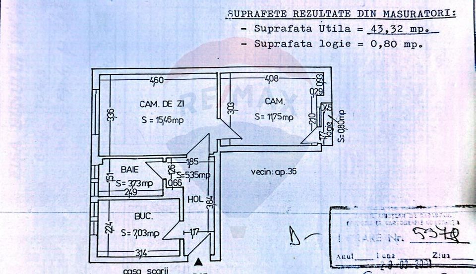 Apartament cu 2 camere de vanzare, central Constanta