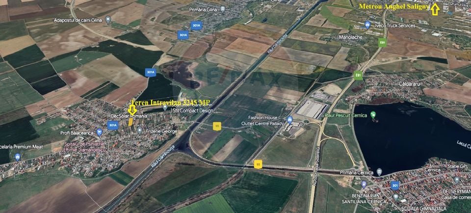 Investment opportunity Built-up land 3245 sqm Balaceanca Access A2