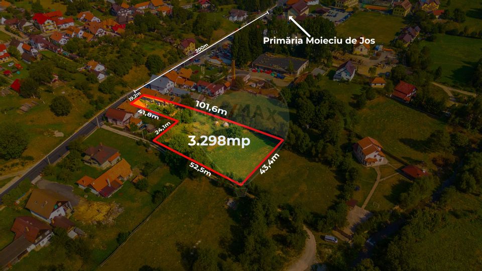 Land 3,298sqm Moieciu de Jos / DN 73