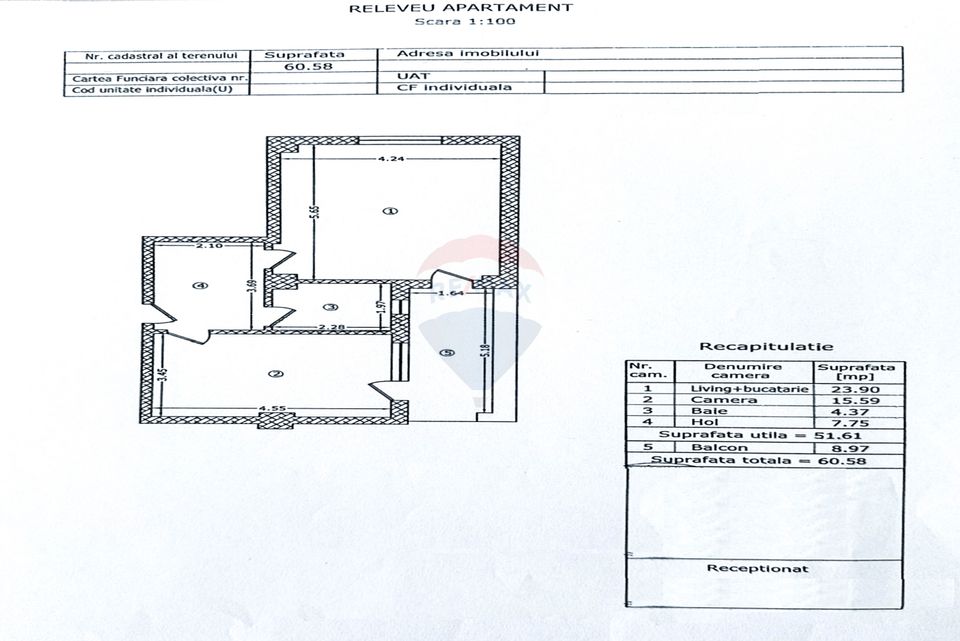 Apartament 2 camere de vanzare, Sos. Chitilei 395, mobilat si utilat