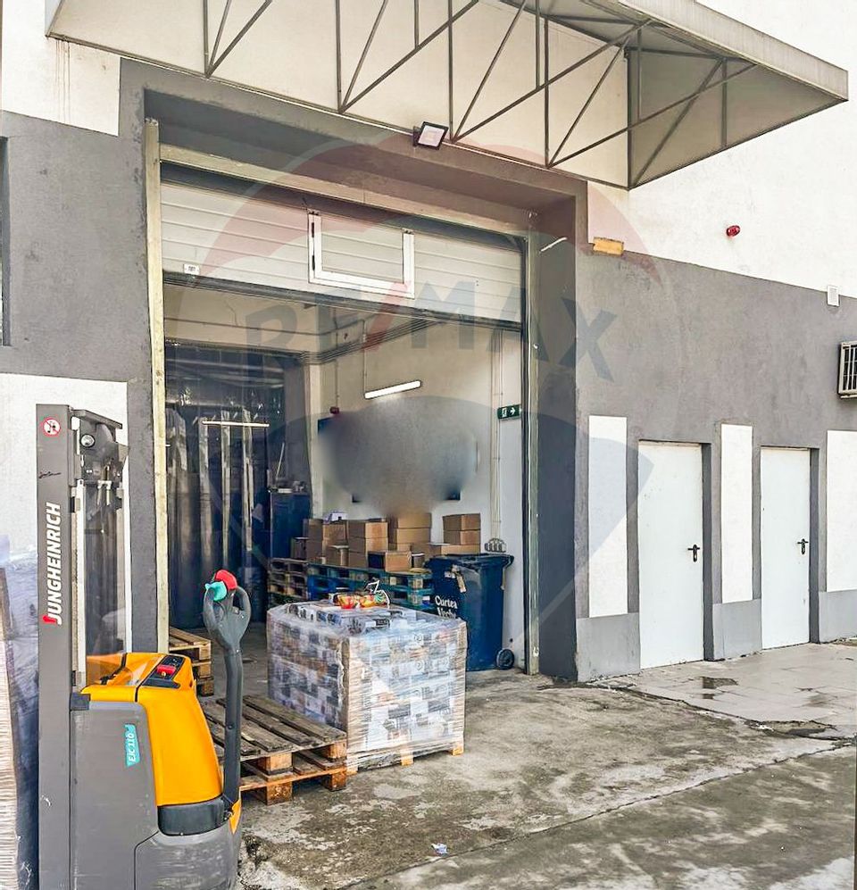 Hala industriala beton P+E 1300 mp productie-depozitare Pipera Plaza