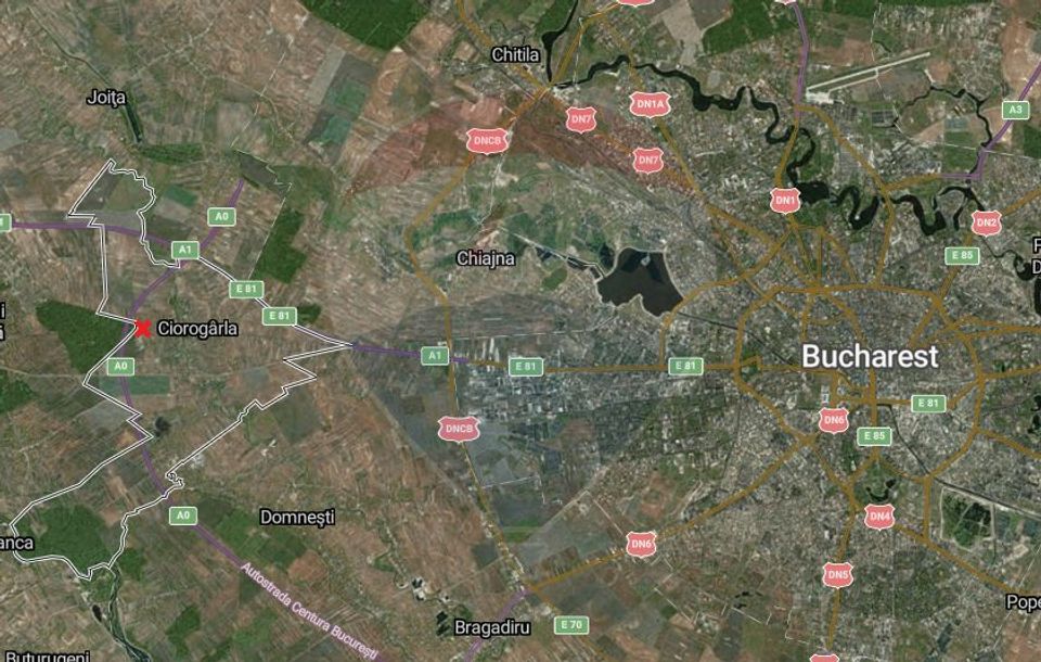 Land 25,844sqm Ciorogarla / Calea Bucuresti