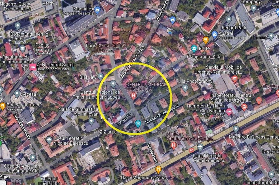 Teren pentru bloc de vanzare Central Cluj-Napoca