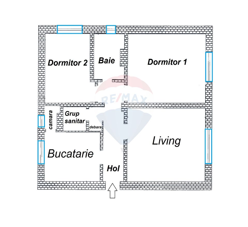 3 room Apartment for sale, Central area