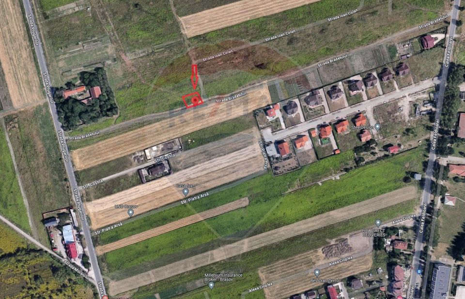 Teren 750mp Brasov / Strada Bradetului / Zona Calea Feldioarei