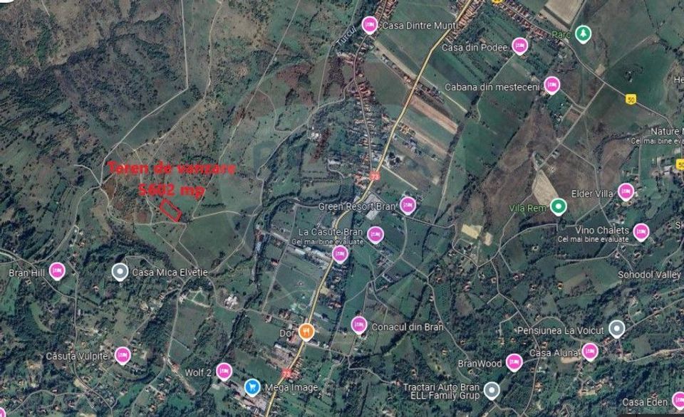 Land 5,602sqm Tohanu Nou / Strada Pe tarina