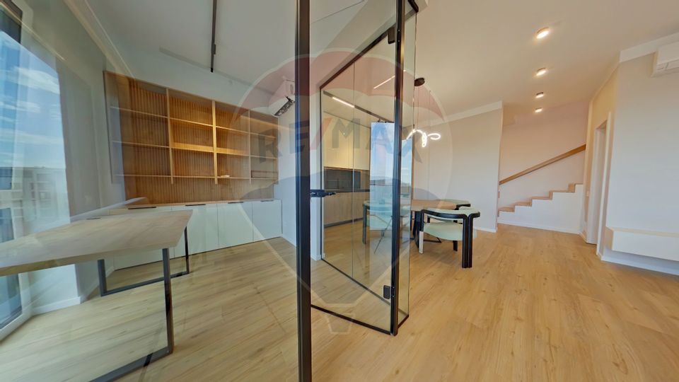 Penthouse confort lux pe 2 nivele, 2 terase panoramice, C. Brancusi