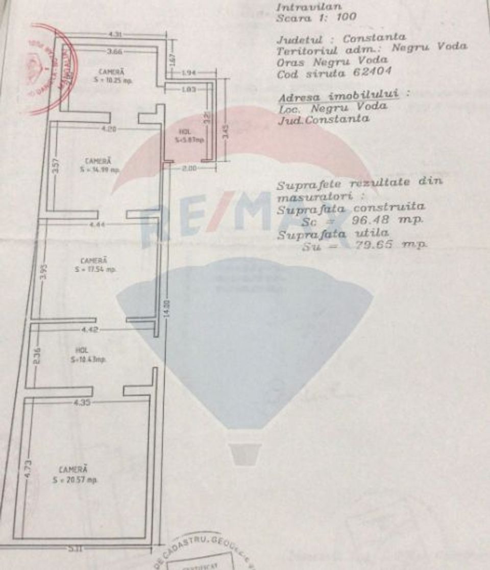Teren de vanzare Negru Voda central