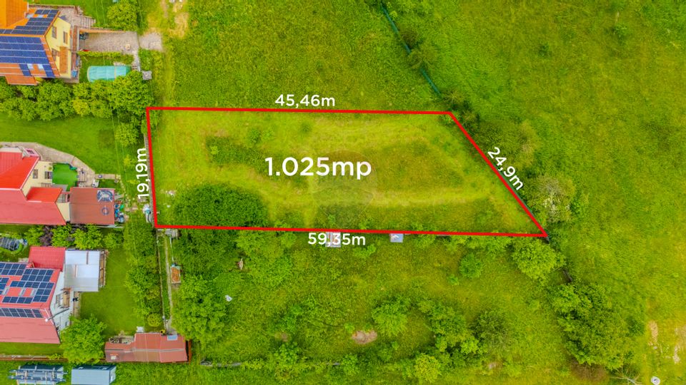 Land 1,025sqm Sacele / Strada Carpenului