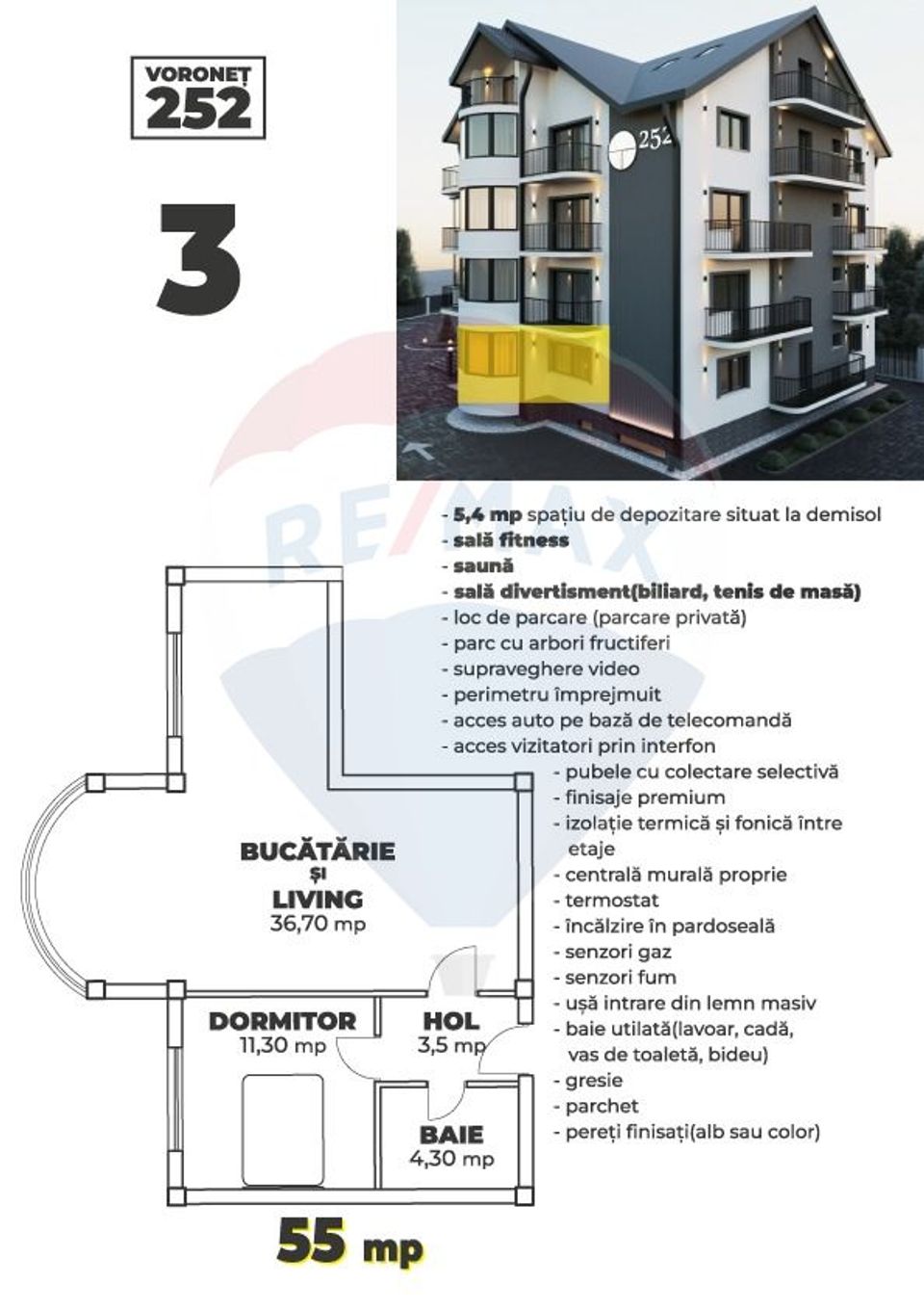 Apartamente LUX de vânzare Voronet 252 - Gura Humorului - Bucovina