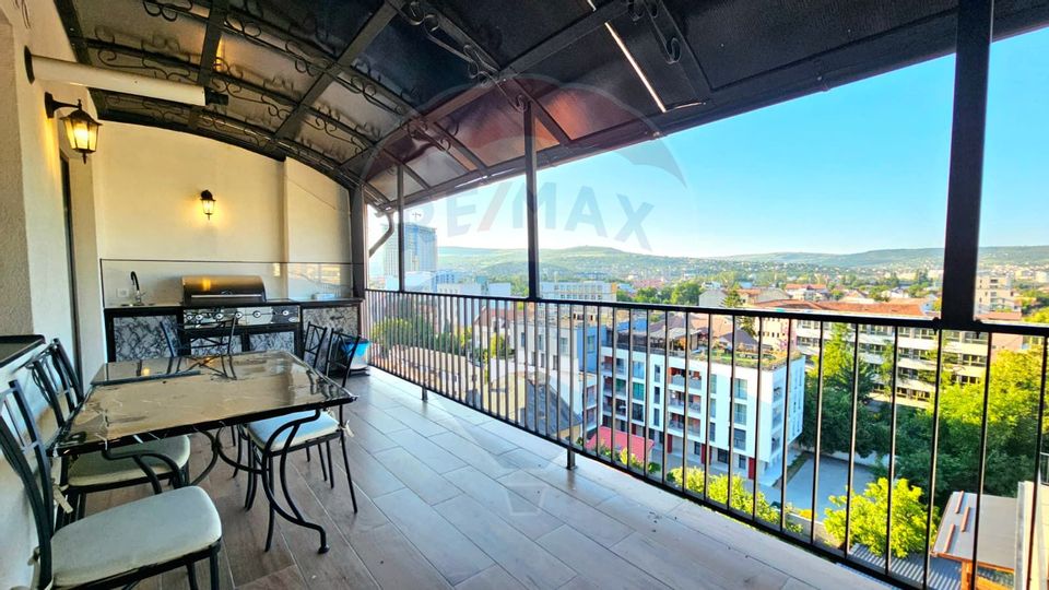 La alt nivel! Inchiriez LUX cu 3 camere, Terasa cu Gratar, Central