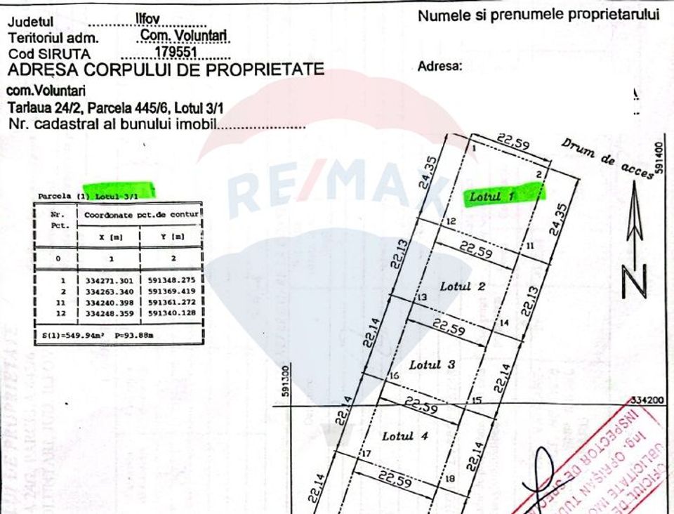 Teren investitie Pipera zona Stadion