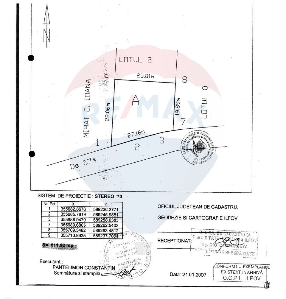 Land 700sqm Izvorani / Strada Gradinarilor