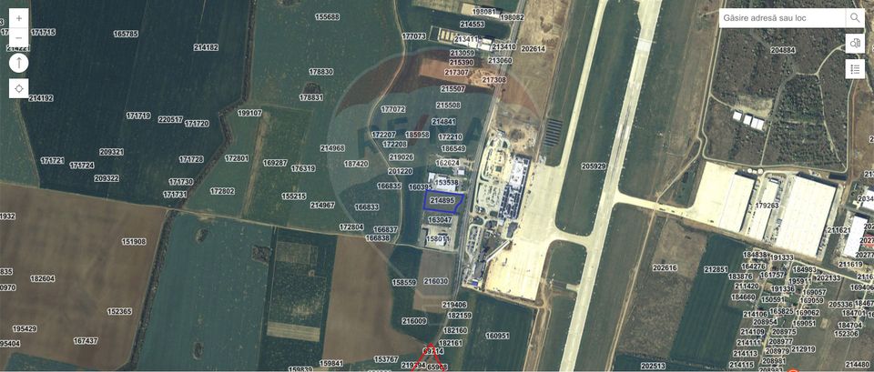 Teren 7,868mp, Aeroportul Oradea / DN E71/viitorul sens giratoriu