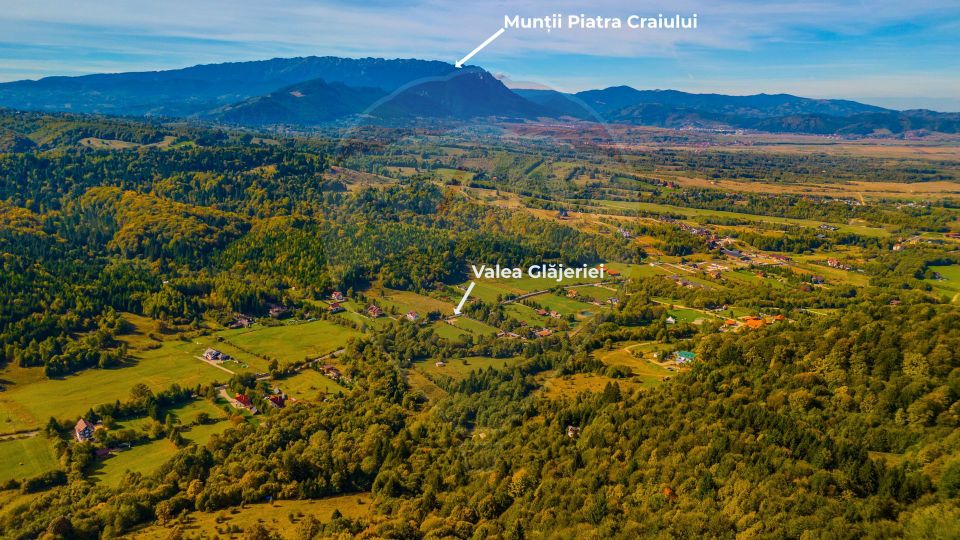 Teren unic de 13.000 mp/Intravilan/Râșnov – Valea Glăjeriei