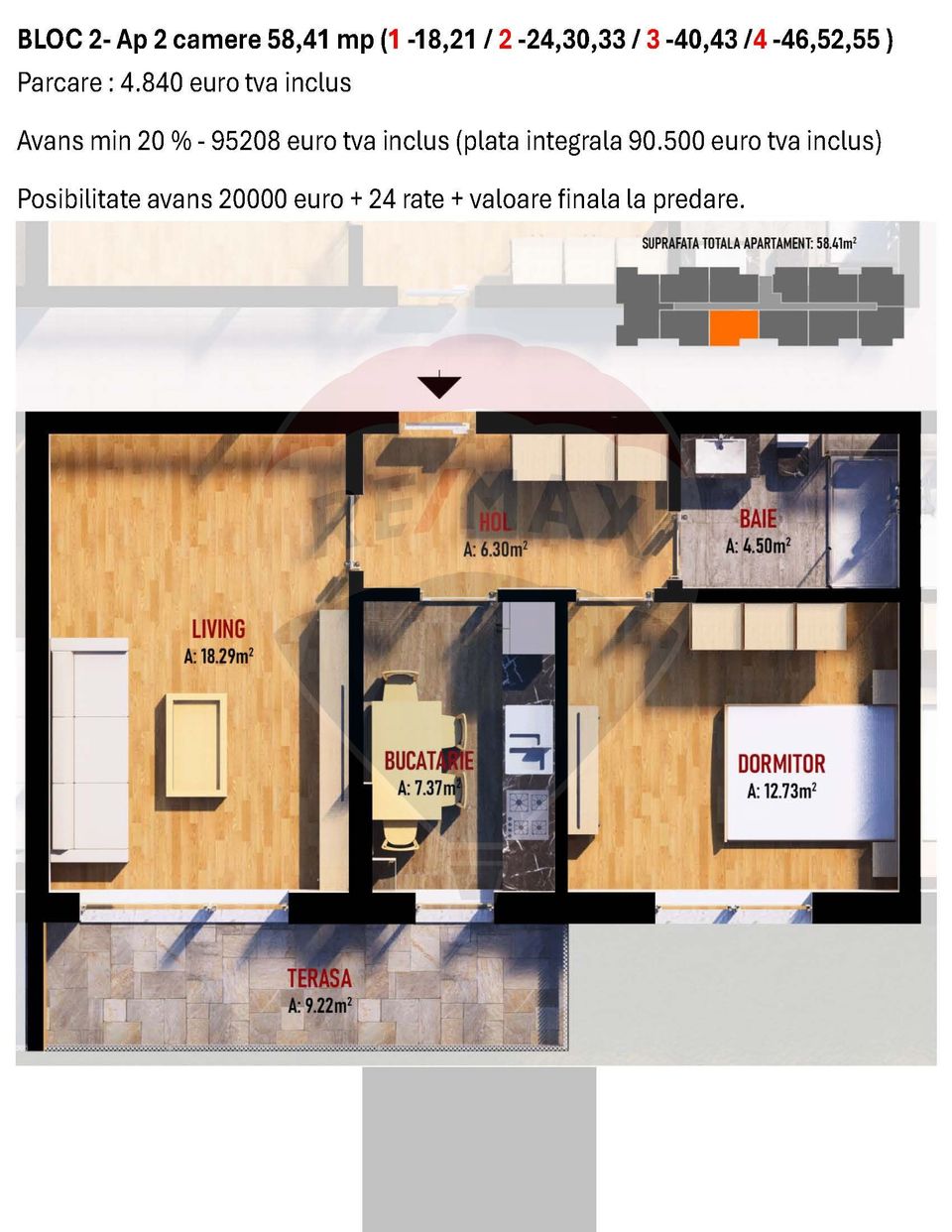 Apartamente in ansamblu rezidential - Dobroesti