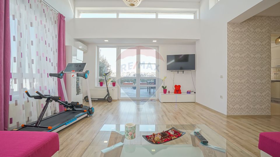 REZERVAT! Penthouse cochet, 3 camere, terasă mare, langă aeroport