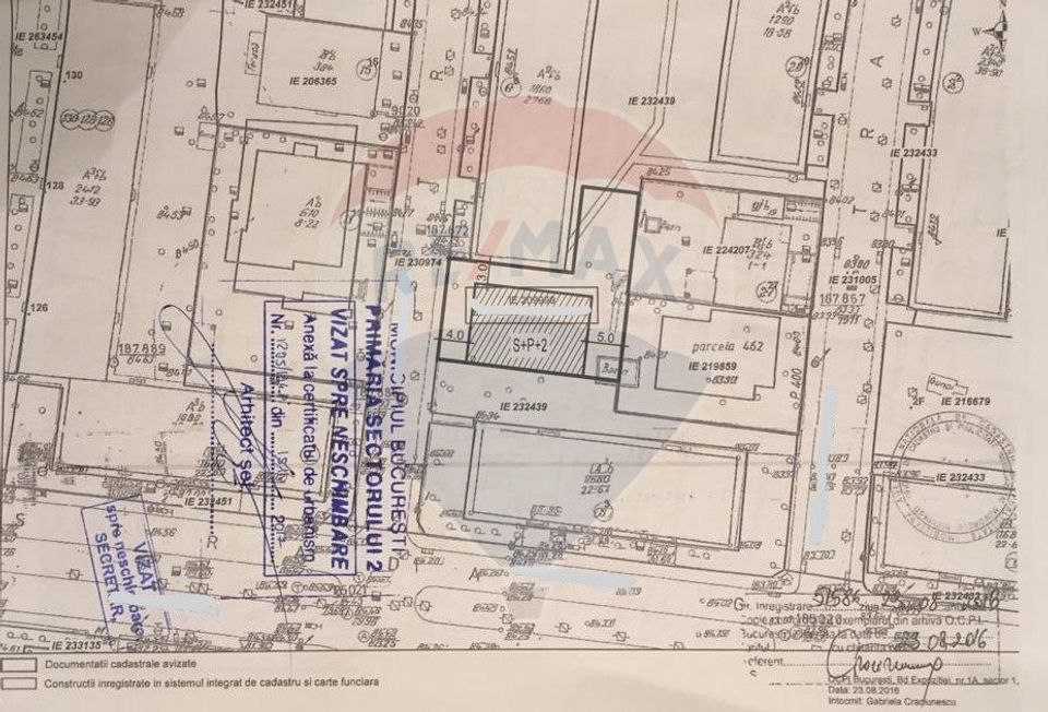 Teren pentru dezvoltare imobil nou  P+2+M in zona Floreasca