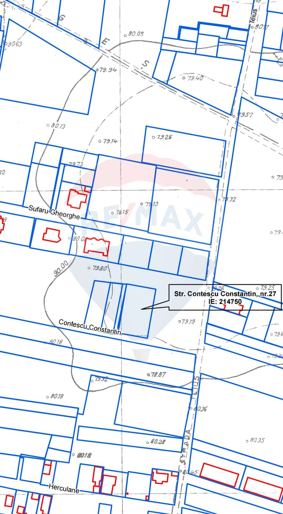 Land for sale 27 Constantin Contescu Street, sector 5 Bucharest