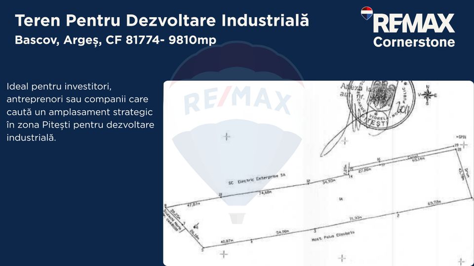 Land 9,810sqm Bascov / Calea Parcela