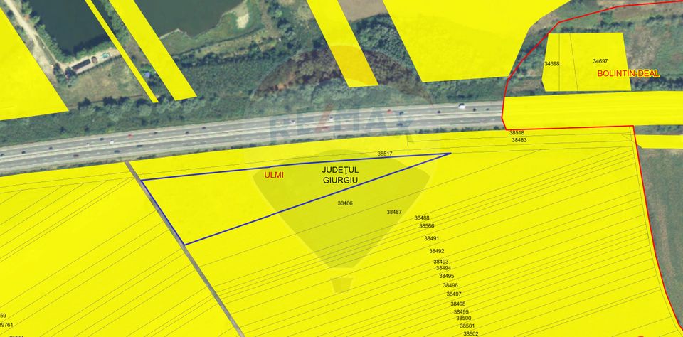 Land 11,842sqm Bolintin-Deal / Autostrada A1
