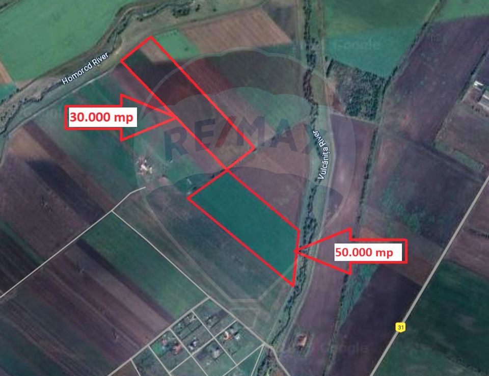 Land 80,000sqm Halchiu / Strada Feldioarei