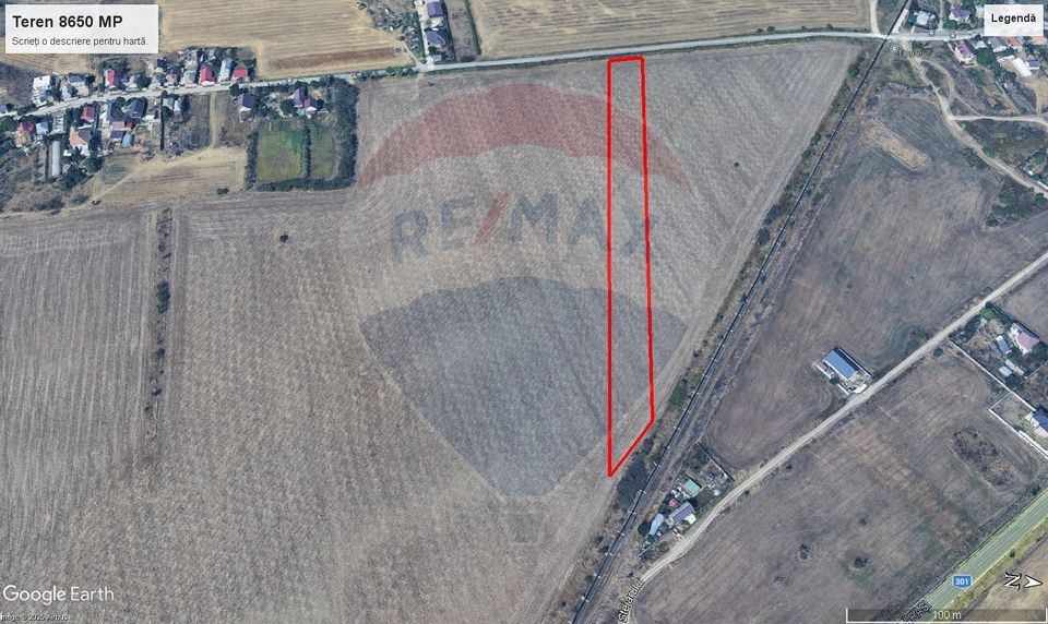 Land 8,650sqm Cernica / Strada Nicolae Iorga