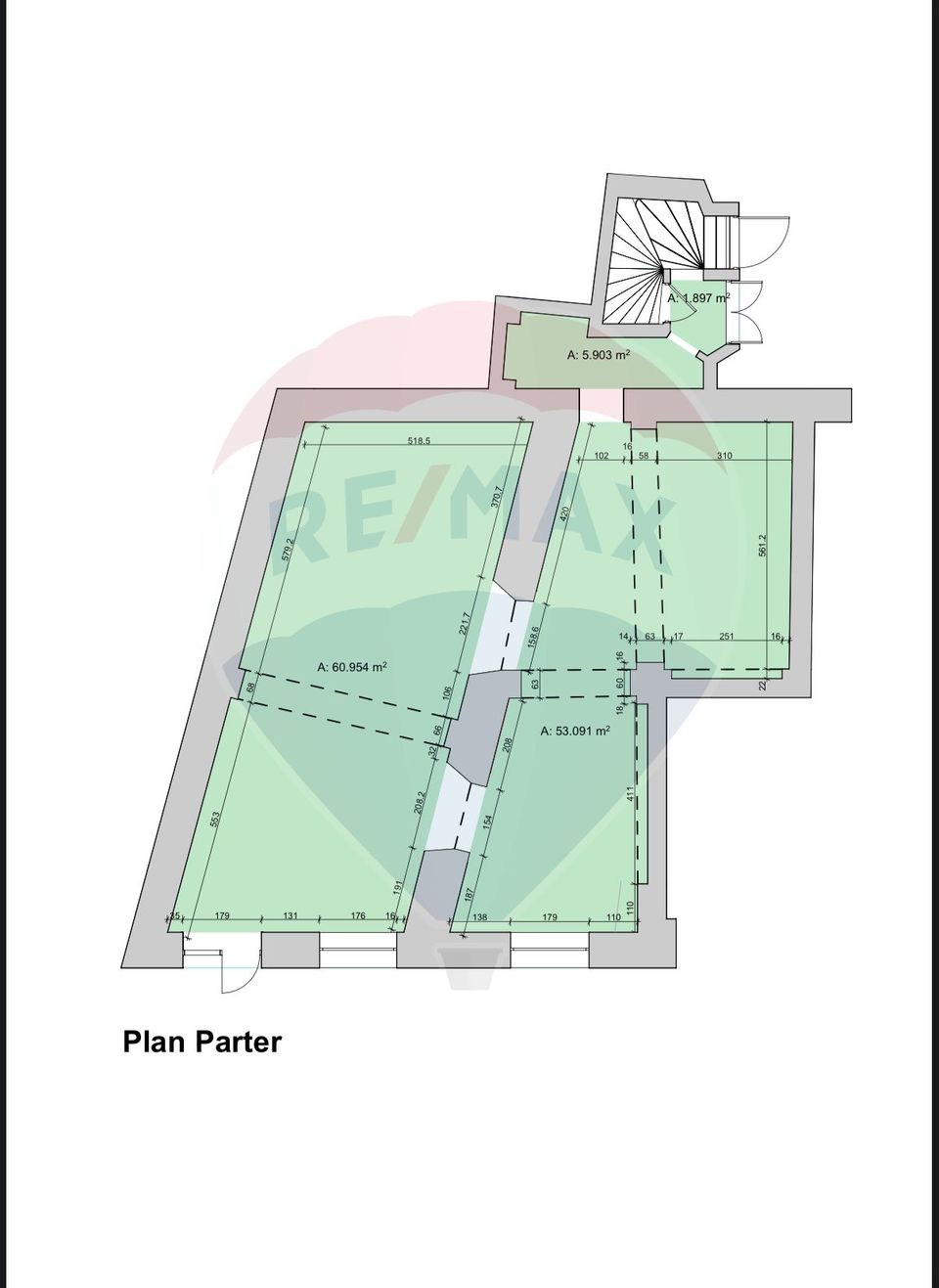 385sq.m Commercial Space for rent, Unirii area