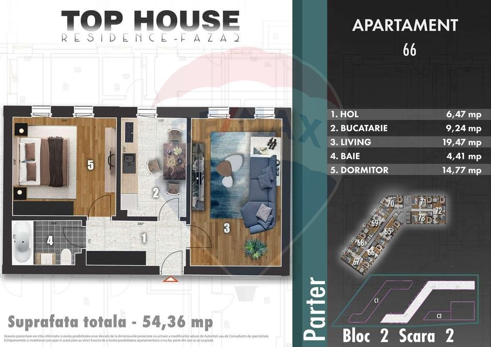 De vanzare apartament 2 camere zona Metalurgiei sect 4
