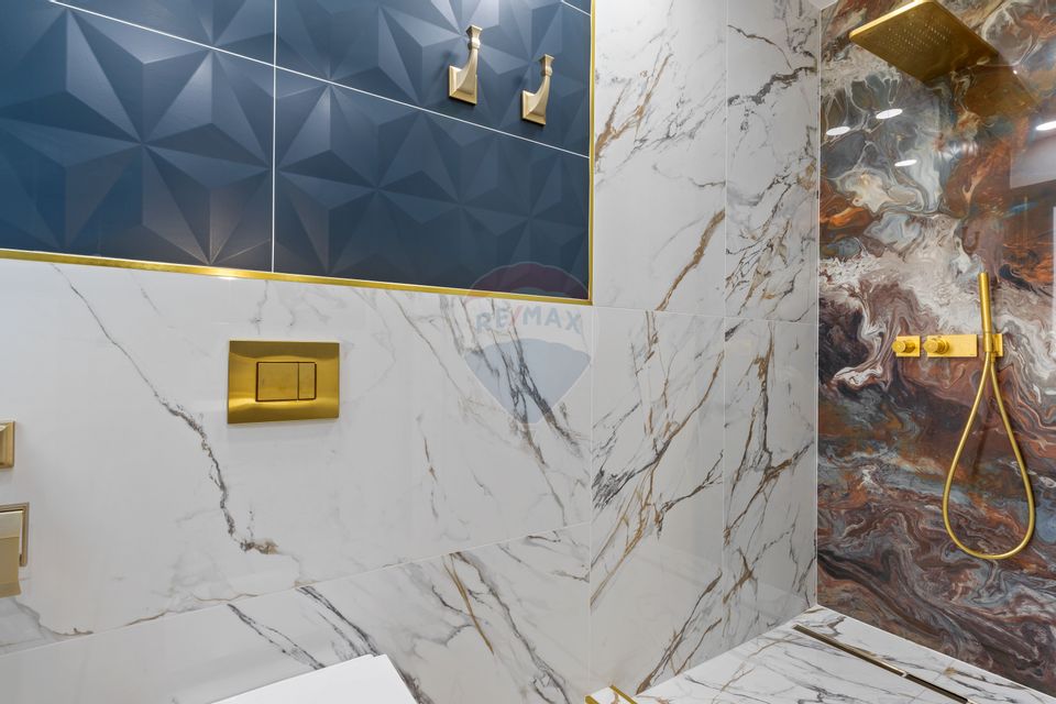 Penthouse unic pe două niveluri - saună și bucătărie exterioară