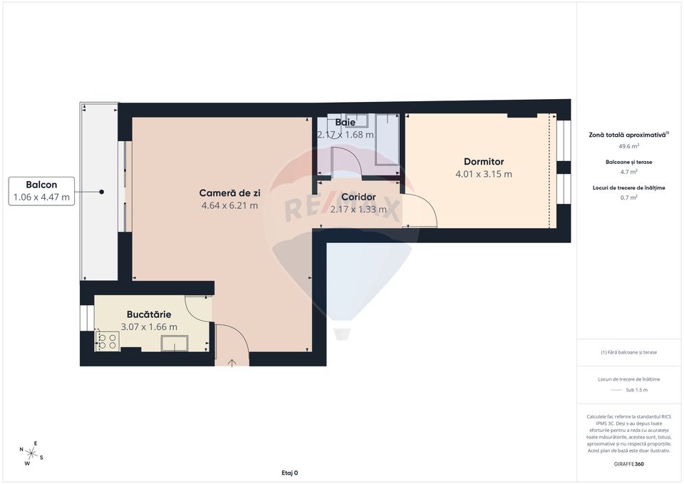 2 room Apartment for sale, Est area