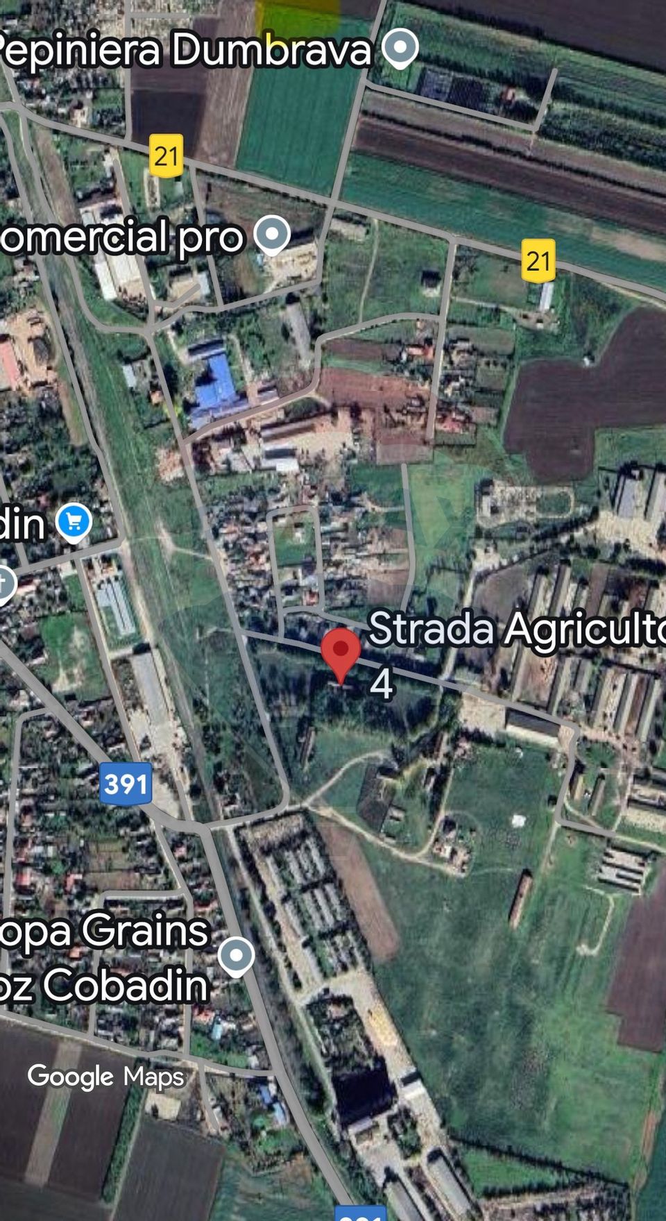 Teren intravilan de vanzare  1374mp Cobadin Jud , Constanta